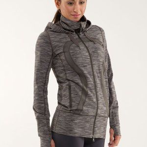 Lululemon Stride Hooded Jacket-Grey Size 6